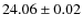 $24.06\pm0.02$