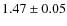 $1.47\pm0.05$