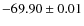 $-69.90\pm0.01$