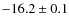 $-16.2\pm0.1$