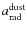 $a_{\rm rad}^{\rm
dust}$