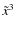 $\tilde{x}^3$