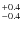 $^{\rm +0.4}_{-0.4}$