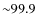 ${\sim}99.9$