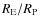 $R_{\rm E}/R_{\rm P}$