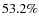 $53.2\%$