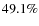 $49.1\%$