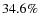 $34.6\%$