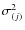 $\sigma_{(j)}^2$