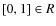 $[0,1] \in R $