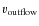 $\varv_{\rm outflow}$