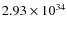 $2.93\times 10^{34}$