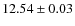 $12.54\pm0.03$