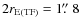 $2 r_{\rm E(TF)}= 1\hbox{$.\!\!^{\prime\prime}$ }8$