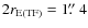 $2 r_{\rm E(TF)}= 1\hbox{$.\!\!^{\prime\prime}$ }4$