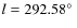 $l=292.58\hbox{$^\circ$ }$