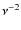 $\nu^{-2}$