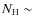 $N_{\rm H}\sim$