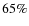 $65\%$