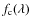 $f_{\rm c}(\lambda )$