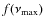 $f(\nu_{{\rm max}})$
