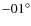 $-01^\circ$