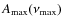 $A_{{\rm max}}(\nu_{{\rm max}})$