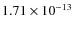 $1.71\times 10^{-13}$