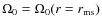 $\Omega _0=\Omega _0(r=r_{\rm ms})$
