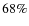 $68\%$