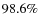 $98.6\%$