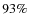 $93\%$