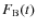 $F_{\rm B}(t)$