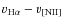 $v_{\rm H\alpha} - v_{\rm [NII]}$
