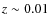$z\sim0.01$
