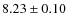 $8.23\pm0.10$