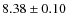 $8.38\pm0.10$