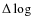 $\Delta\log$