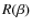 $R(\beta)$