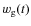 $w_{\rm g}(t)$