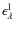 $\epsilon _{\lambda }^{{\rm l}}$