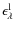 $\epsilon^{{\rm l}}_{\lambda}$