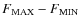 $F_{\rm MAX} - F_{\rm MIN}$