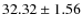 $ 32.32 \pm 1.56 $