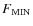 $F_{\rm MIN}$
