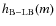 $h_{\rm B-LB}(m)$