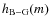 $h_{\rm B-G}(m)$