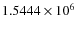 $1.5444\times 10^{6}$