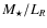 $M_{\star}/L_R$