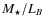 $M_{\star}/L_{{B}}$